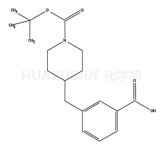3-[[1-[(2-methylpropan-2-yl)oxycarbonyl]piperidin-4-yl]methyl]benzoic acid