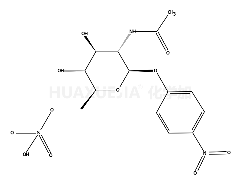 4-硝基苯基-2-乙酰氨基-2-脱氧-β-D-吡喃葡萄糖苷-6-硫酸钾