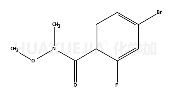 N-甲氧基-N-甲基4-溴-2-氟苯甲酰胺