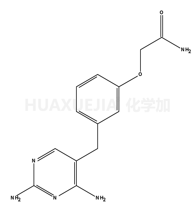 2-[3-[(2,4-Diamino-5-pyrimidinyl)methyl]phenoxy]acetamide