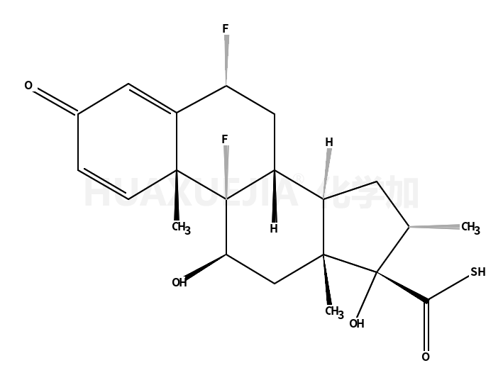 (6A,11B,16A,17A)-6,9-二氟-11,17-二羟基-16-甲基-3-氧代雄甾-1,4-二烯-17-硫代羧酸