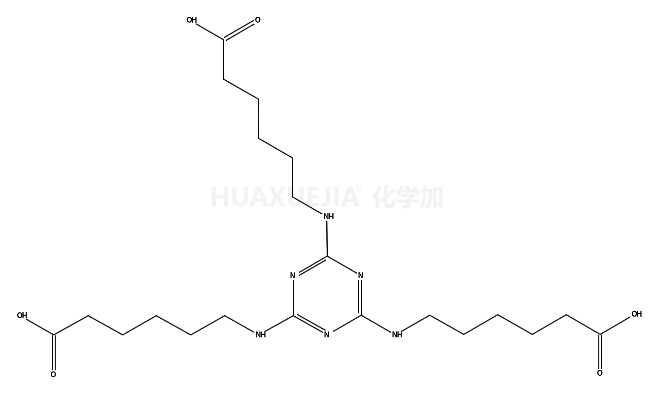 6-[[4,6-bis(5-carboxypentylamino)-1,3,5-triazin-2-yl]amino]hexanoic acid