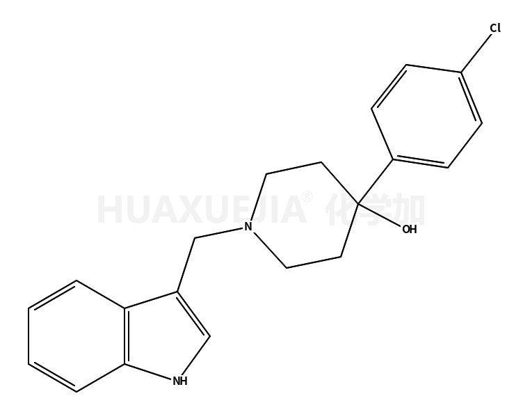 (±)-3-[4-(4-Chlorophenyl)-4-hydroxypiperidinyl]methylindole