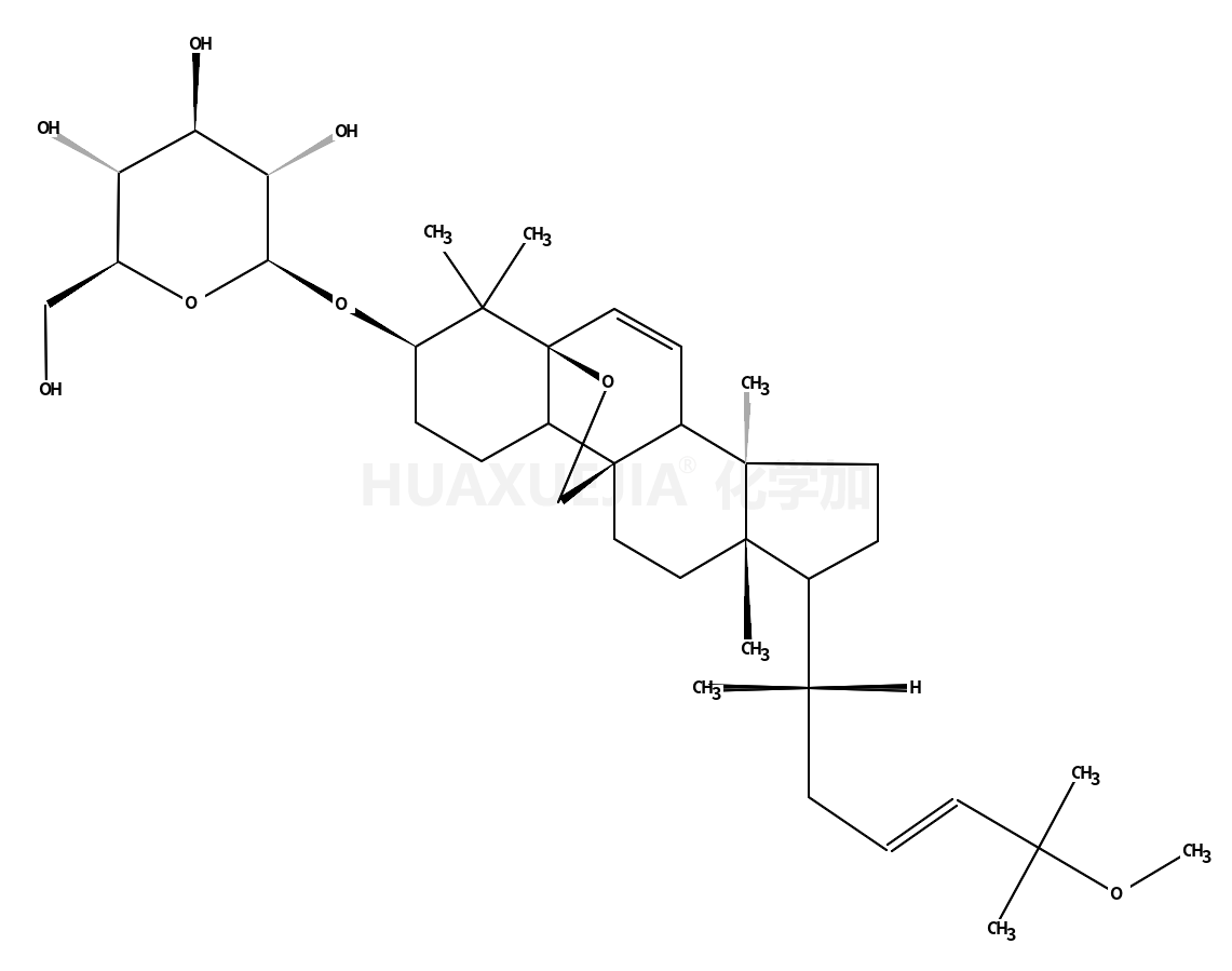 (1R,4S,5S,8R,9R,12S,13S,16S)-8-[(2R,4E)-6-Methoxy-6-methyl-4-hepten-2-yl]-5,9,17,17-tetramethyl-18-oxapentacyclo[10.5.2.01,13.04,12.05,9]nonadec-2-en-16-yl β-D-allopyranoside