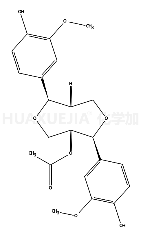 [(3R,3aS,6S,6aR)-3,6-bis(4-hydroxy-3-methoxyphenyl)-3,4,6,6a-tetrahydro-1H-furo[3,4-c]furan-3a-yl] acetate