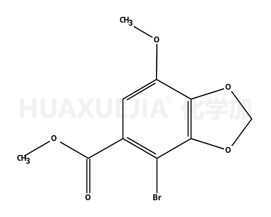2-溴-3,4-亚甲二氧基-5-甲氧基苯甲酸甲酯