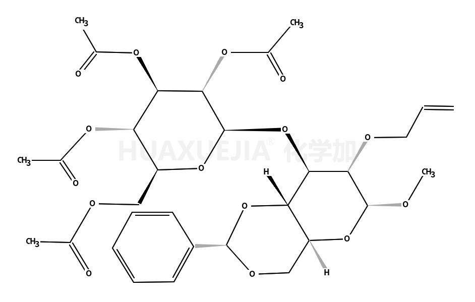 methyl 2-O-allyl-4,6-O-benzylidene-3-O-(2,3,4,6-tetra-O-acetyl-β-D-glucopyranosyl)-α-D-glucopyranoside