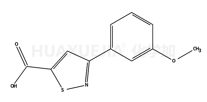 3-(3-甲氧基苯基)异噻唑-5-羧酸