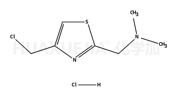 2-Dimethyl amino methyl-4-chloro methyl thiazole HCl