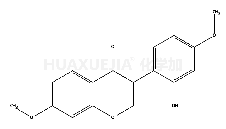 3-(2-hydroxy-4-methoxyphenyl)-7-methoxy-2,3-dihydrochromen-4-one