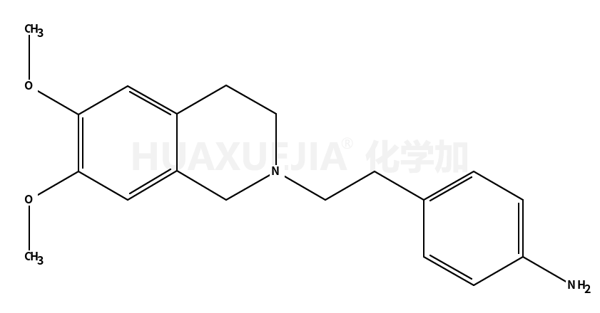 4-[2-(3，4-Dihydro-6，7-dimethoxy-2(1H)-isoquinolinyl)ethyl]benzenamine
