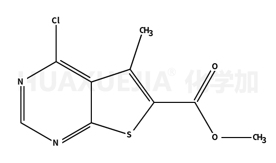4-氯-5-甲基噻吩并[2,3-d]嘧啶-6-羧酸甲酯