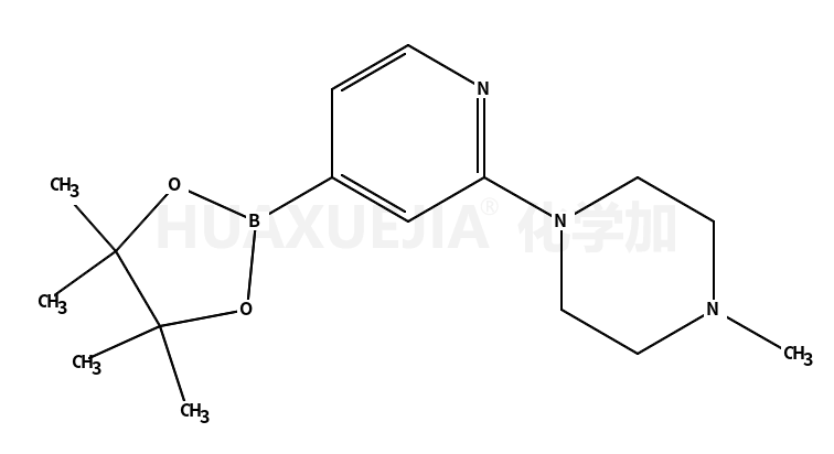 1-甲基-4-[5-(4,4,5,5-四甲基-1,3,2-二氧硼烷-2-YL)吡啶-2-YL]哌嗪