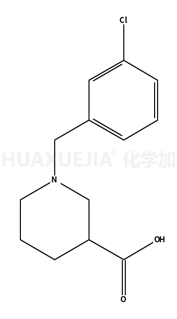 1-[(3-氯苯基)甲基]-3-哌啶甲酸