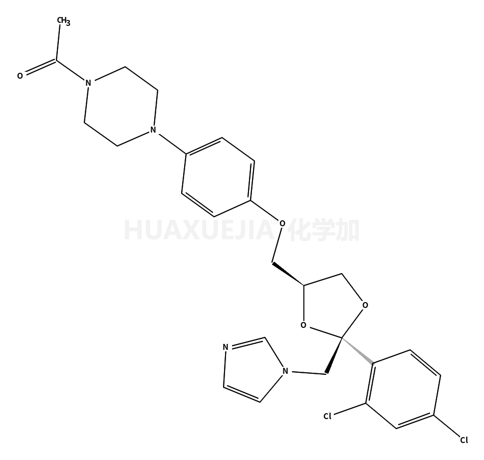 1-[4-[4-[[(2R,4R)-2-(2,4-dichlorophenyl)-2-(imidazol-1-ylmethyl)-1,3-dioxolan-4-yl]methoxy]phenyl]piperazin-1-yl]ethanone