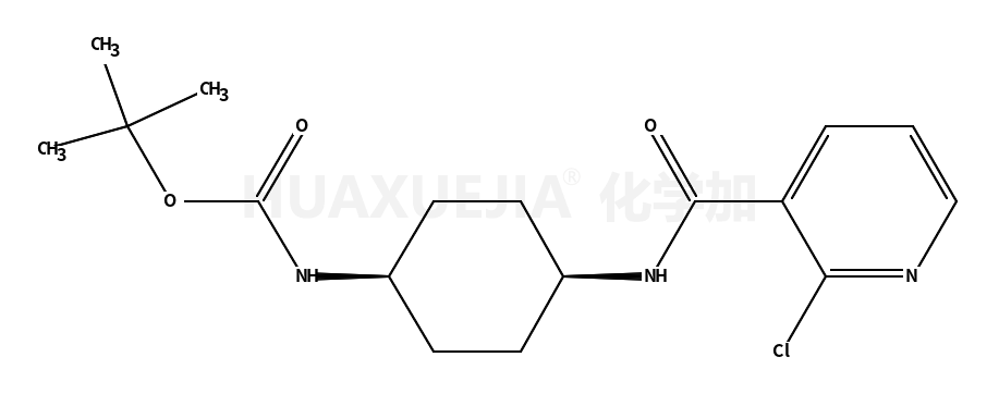 syn-{4-[(2-chloro-pyridine-3-carbonyl)-amino]-cyclohexyl}-carbamic acid tert-butyl ester