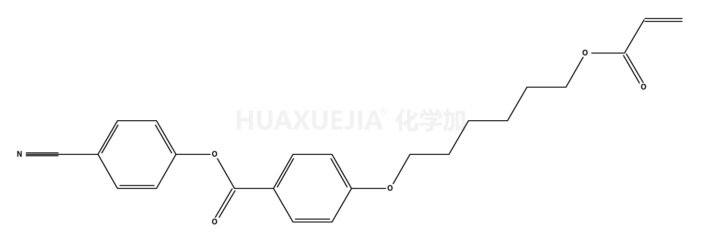 4-氰基苯基 4’-(6-丙烯酰氧基己氧基)苯甲酸酯