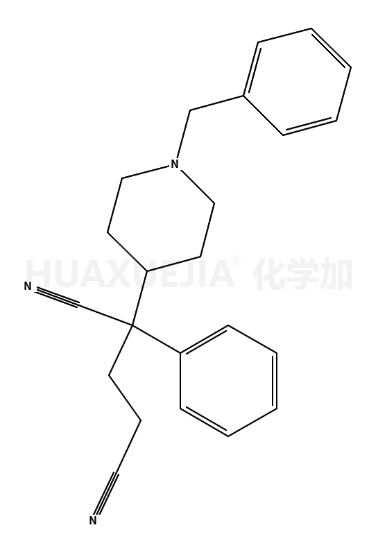 2-(1-benzylpiperidin-4-yl)-2-phenylpentanedinitrile