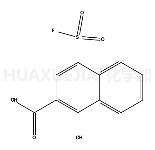 4-氟磺酰-1-羥基-2-萘甲酸