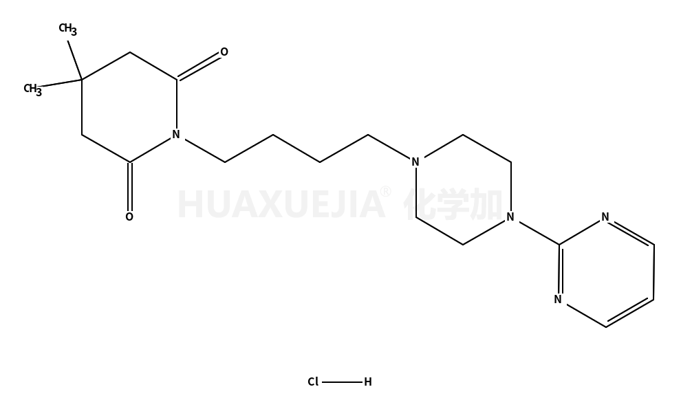 4,4-dimethyl-1-[4-(4-pyrimidin-2-ylpiperazin-1-yl)butyl]piperidine-2,6-dione