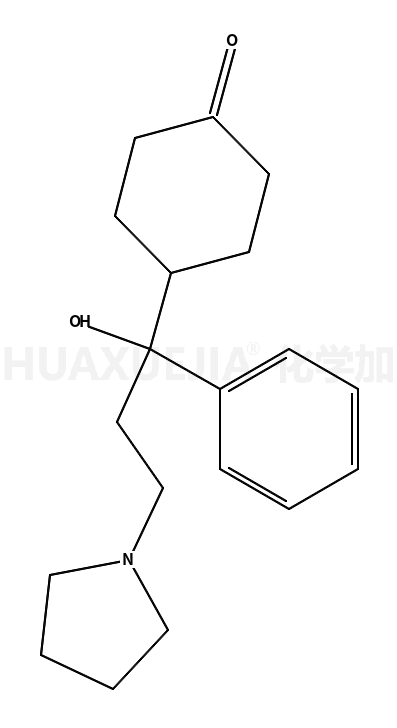 4-(1-hydroxy-1-phenyl-3-pyrrolidin-1-ylpropyl)cyclohexan-1-one