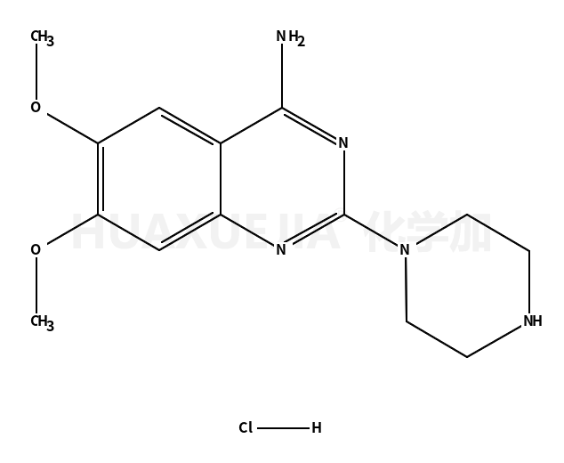 2-哌嗪基-4-氨基-6,7-二甲氧基喹唑啉盐酸盐