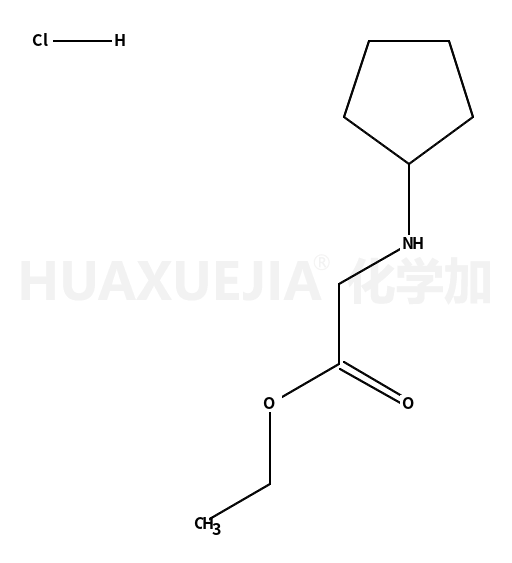ethyl 2-(cyclopentylamino)acetate,hydrochloride