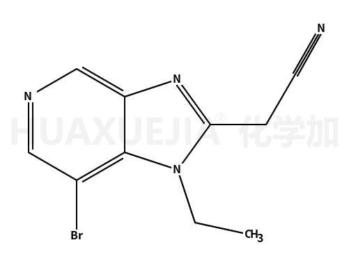(7-溴-1-乙基-1H-咪唑并[4,5-c]吡啶-2-基)乙腈