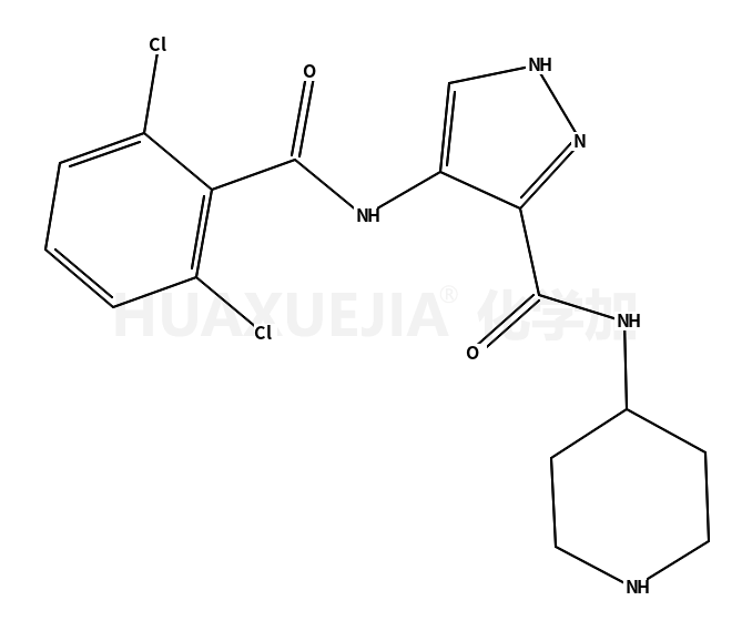 4-[(2,6-二氯苄基)氨基]-N-4-哌啶1H-吡唑-3-羧胺