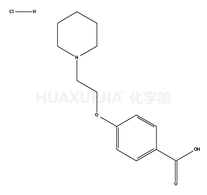 4-[2-哌啶-1-乙氧基]苯甲酸盐酸盐