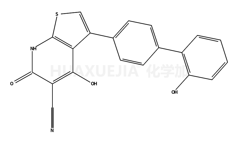 4-羟基-3-(2’-羟基-1,1’-联苯-4-基)-6-氧代-6,7-二氢噻吩并[2,3-b]吡啶-5-甲腈