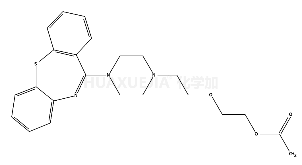 11-[4-[2-(2-(2-acetyloxy)ethoxy)ethyl]-1-piperazinyl]dibenzo [b,f][1,4]thiazepine