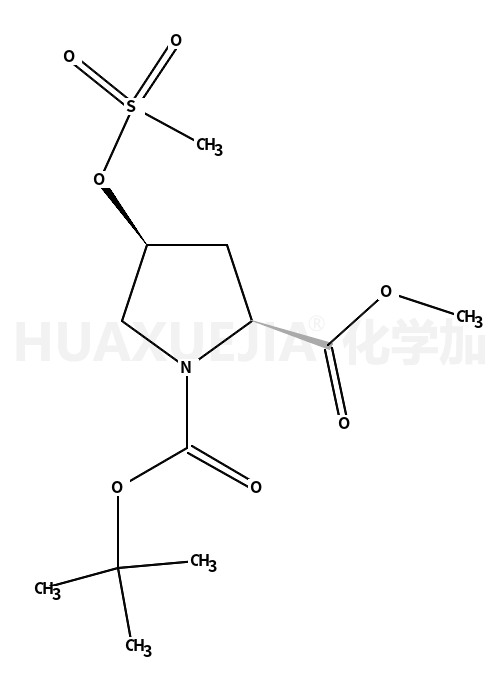 (2S,4R)-BOC-Γ-甲磺酰基氧甲基脯氨酸甲酯