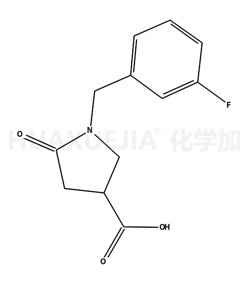1-[(3-氟苯基)甲基]-5-氧代-3-吡咯烷羧酸