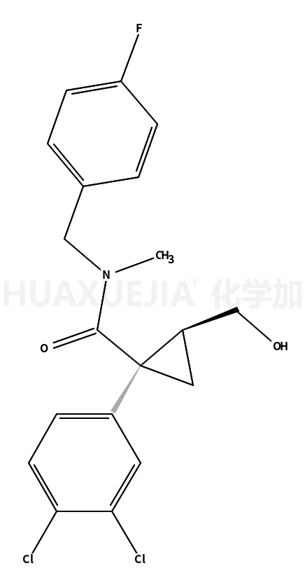 (1S,2R)-N-(4-fluorobenzyl)-1-(3,4-dichlorophenyl)-2-(hydroxymethyl)-N-methylcyclopropanecarboxamide