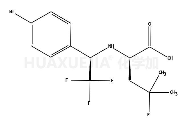 (S)-2-((S)-1-(4-溴苯基)-2,2,2-三氟乙基氨基)-4-氟-4-甲基戊酸