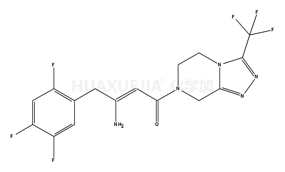 3-氨基-1-[5,6-二氢-3-(三氟甲基)-1,2,4-噻唑并[4,3-a]吡嗪-7(8H)-基]-4-(2,4,5-三氟苯基)-2-丁烯-1-酮