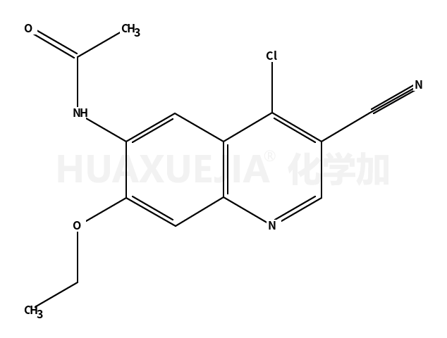 N-(4-氯-3-氰基-7-乙氧基喹啉-6-基)乙酰胺