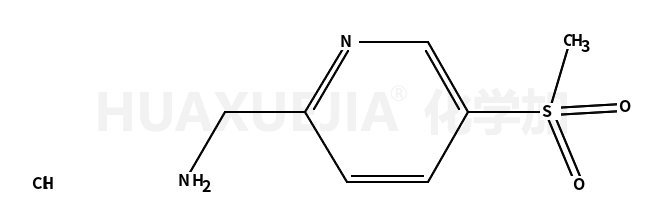 {[5-(methylsulfonyl)pyridin-2-yl]methyl}amine hydrochloride