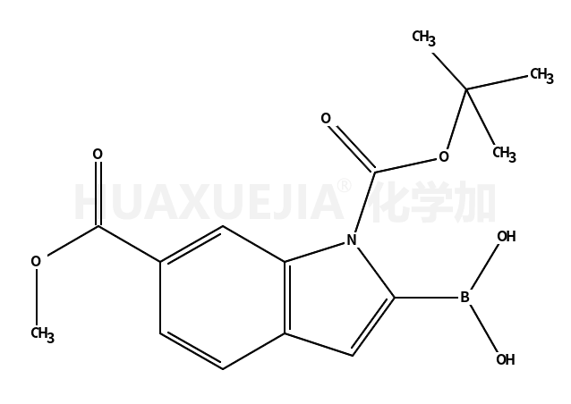 2-硼-1H-吲哚-1,6-二羧酸-1-(1,1-二甲基乙基)6-甲酯