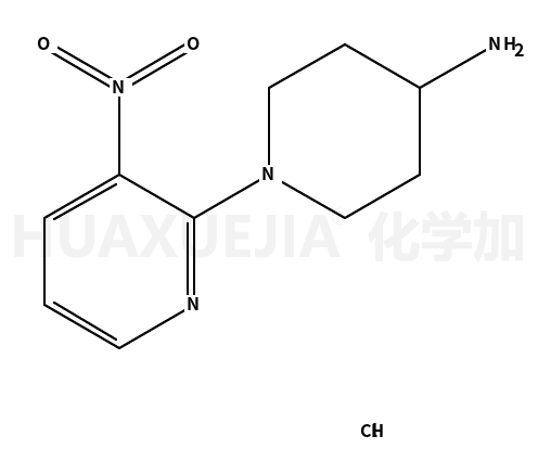 1-(3-Nitro-2-pyridinyl)-4-piperidinamine hydrochloride (1:1)