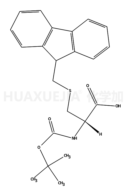N-Α-叔丁氧羰基-S-(9-芴甲基)-L-半胱氨酸
