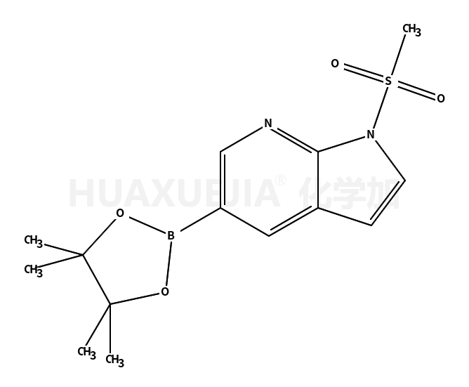 1-甲基磺?；?5-(4,4,5,5-四甲基-1,3,2-二氧硼烷-2-基)-1H-P吡咯并[2,3-B]吡啶