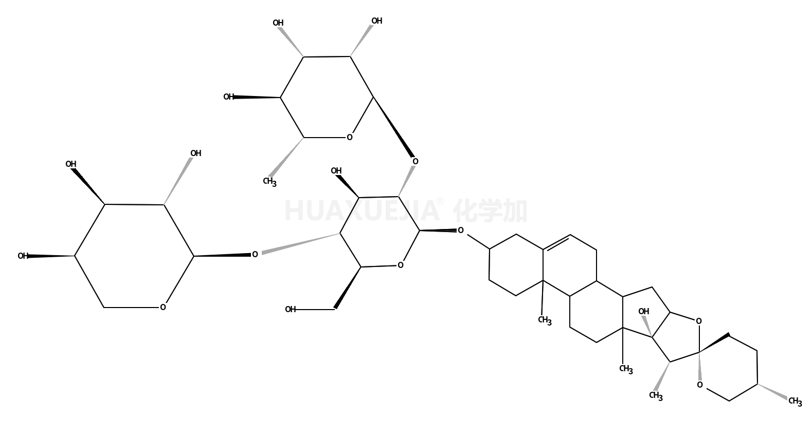 Glucopyranoside,(3beta,25R)-17-hydroxyspirost-5-en-3-yl