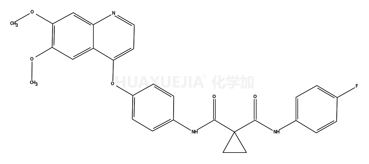N-(4-(6,7-二甲氧基喹啉-4-基氧基)苯基)-N-(4-氟苯基)环丙烷-1,1-二羧酰胺