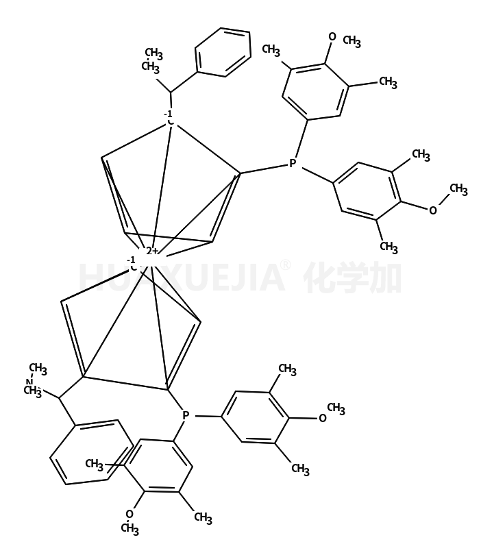 (RP,R′P)-1,1′-双[双(4-甲氧基-3,5-二甲苯基)膦基]-2,2′-双[(S)-α-(二甲氨基)苯甲基]二茂铁