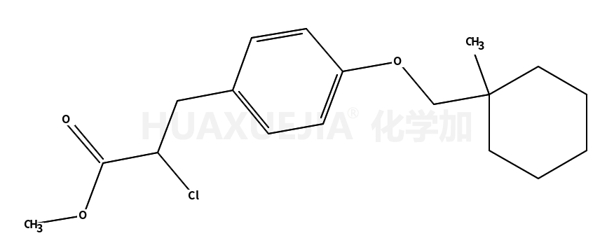 methyl 2-chloro-3-[4-[(1-methylcyclohexyl)methoxy]phenyl]propanoate