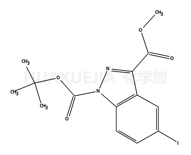 1H-吲唑-1,3-二羧酸,5-碘-,1-(1,1-二甲基乙基)3-甲酯