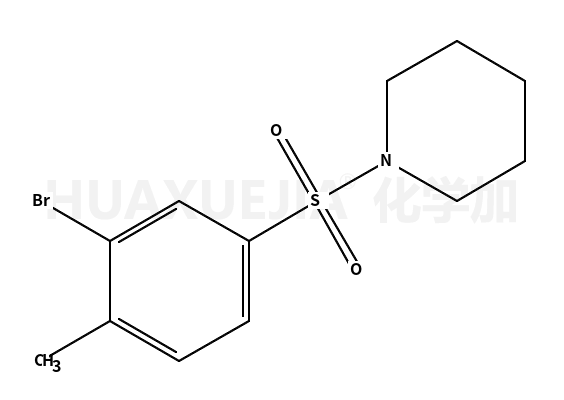 1-(3-溴-4-甲基苯基磺酰)哌啶