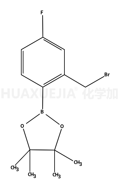 2-Bromomethyl-4-fluorophenylboronic acid pinacol ester